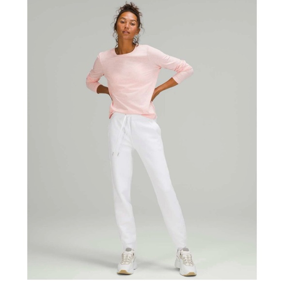 Lululemon Love Long Sleeve Shirt in Heathered Pink Mist - Picture 11 of 11